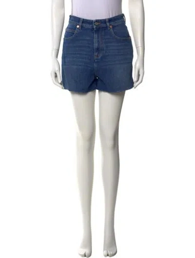 Pre-owned Valentino Mini Shorts In Blue