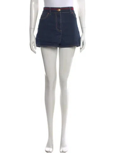 Pre-owned Valentino Mini Shorts In Blue