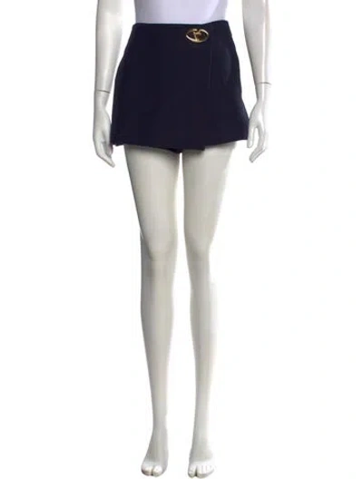 Pre-owned Valentino Mini Shorts In Blue