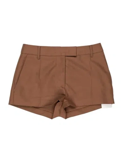 Pre-owned Valentino Mini Shorts In Brown