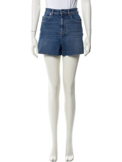 Pre-owned Valentino Mini Shorts In Green