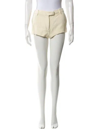 Pre-owned Valentino Mini Shorts In Neutral