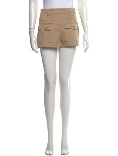 Pre-owned Valentino Mini Shorts In Neutral