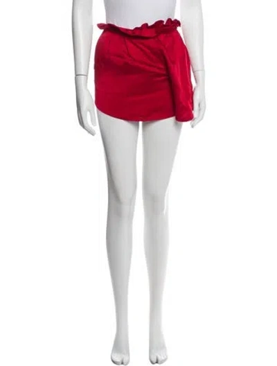 Pre-owned Valentino Mini Shorts In Orange