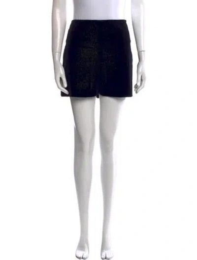Pre-owned Valentino Mini Shorts W/ Tags In Black