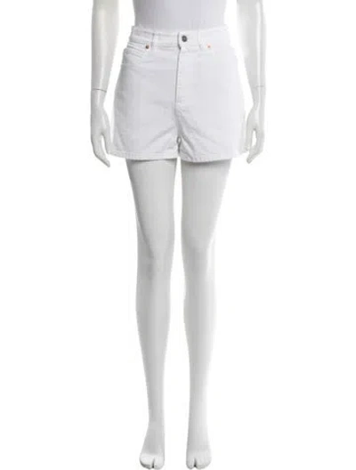 Pre-owned Valentino Mini Shorts In White