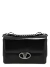 Valentino Women's Vlogo Locker Shoulder Bag In Black