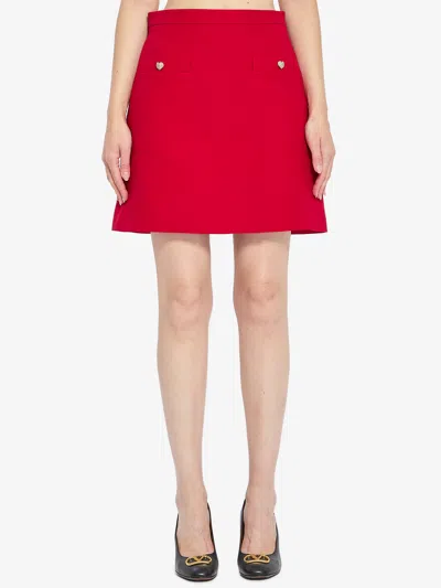 VALENTINO MINI SKIRT IN CREPE COUTURE