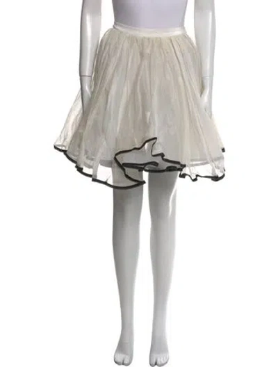 Pre-owned Valentino Mini Skirt In Multi