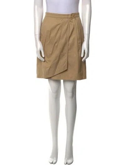 Pre-owned Valentino Mini Skirt In Neutral
