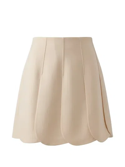 Valentino Mini Skirt In Neutral