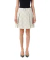 Valentino Skirt Pattern Supergran Pois Medio Plusdepois In White