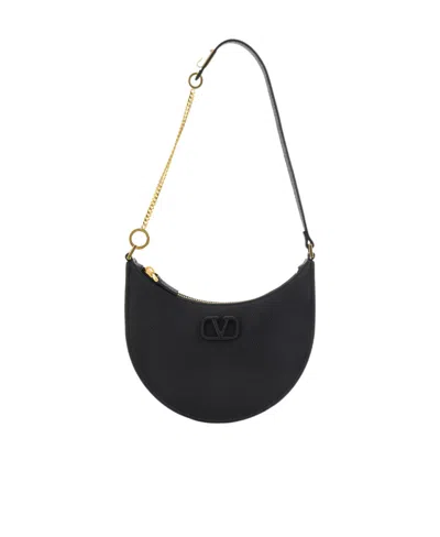 VALENTINO GARAVANI VALENTINO VLOGO SIGNATURE ZIP-UP MINI SHOULDER BAG