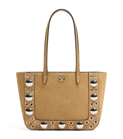 Valentino Garavani Mini Suede Nellcôte Shoulder Bag