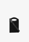 Valentino Mini Toile Iconographe Messenger Bag In Black