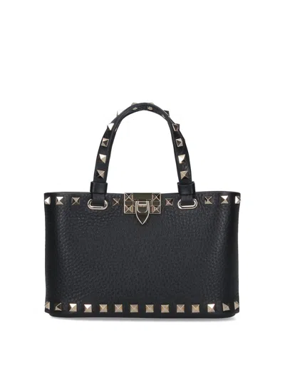 Valentino Garavani Mini Tote Bag In Black