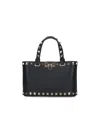Valentino Mini Tote Bag Rockstud In Black