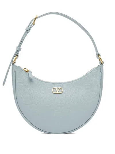 Valentino Garavani Shoulder Bags With Adjustable Strap And Gold-tone Hardware In Blue
