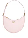 Valentino Garavani Valentino Vlogo Signature Mini Leather Hobo Bag In Pink