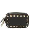 Valentino Black Mini Vanity Case Rockstud Bag In No Nero