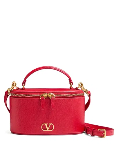 Valentino Garavani Mini Vanity Tote Bag In Red
