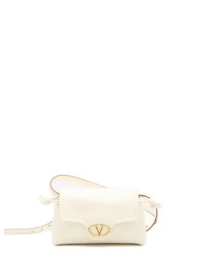 Valentino Garavani Mini Vlogo 1960 Shoulder Handbag In White