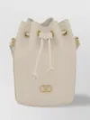 Valentino Mini Vlogo Drawstring Bucket Bag