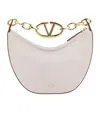 Valentino Mini Vlogo Moon Cross Body Bag In White