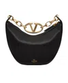 Valentino Mini Vlogo Moon Shoulder Bag In Black