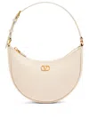 Valentino Mini Vlogo Shoulder Bag In Neutrals