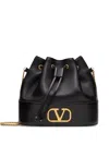 Valentino Vlogo Signature Mini Bucket Bag Crossbody Bags Black