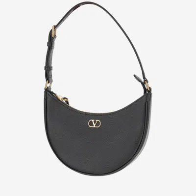 VALENTINO GARAVANI MINI VLOGO SIGNATURE CALFSKIN HOBO BAG
