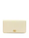 Valentino Mini Vlogo Signature Logo-plaque Shoulder Bag In Neutral