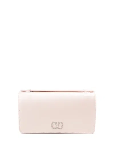 Valentino Garavani Mini Vlogo Tote Bag In Pink
