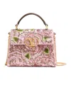 Valentino Mini Vsling Embroidered Handbag In Multi
