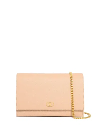 Valentino Garavani Valentino Mini Wallet With Strap For Women - Spring/summer 2026 In Rosesand