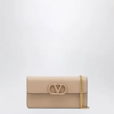 Valentino Garavani Valentino Mini Wallet With Strap Vlogo Signature