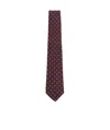 Valentino Silk "valentie" Tie In Red