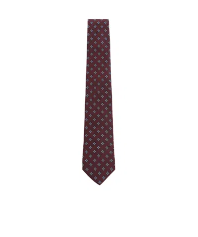 VALENTINO GARAVANI VALENTIE MICRO-CHECK SILK TIE