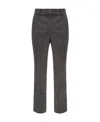 Valentino Ministud Pattern Tailored Trousers In Black