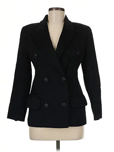 Pre-owned Valentino Miss V Blazer Jacket In Black
