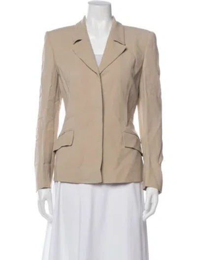 Pre-owned Valentino Miss V Blazer In Neutral