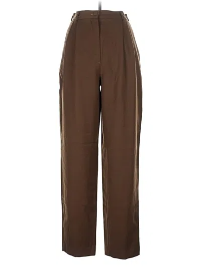 Pre-owned Valentino Miss V Casual Pants In Brown