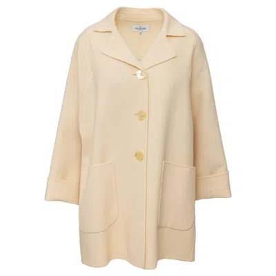 Pre-owned Valentino Miss V Coat - '90s In Sand