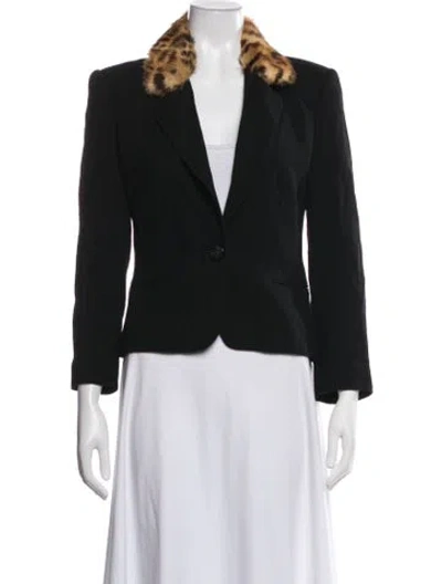 Pre-owned Valentino Miss V Vintage Blazer In Blue
