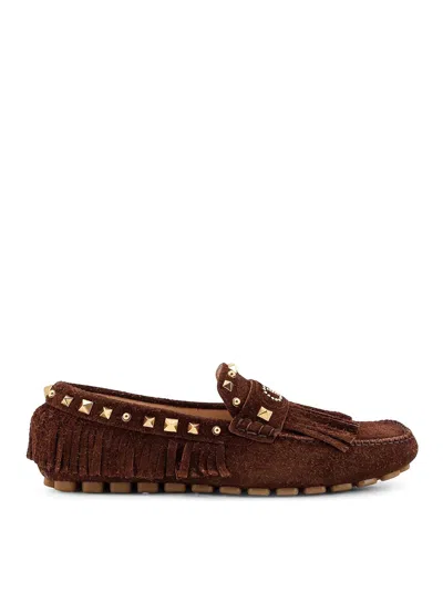 VALENTINO GARAVANI MOCASINES - MARRÓN