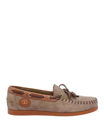Valentino Garavani Brown Palm Avenue Loafers
