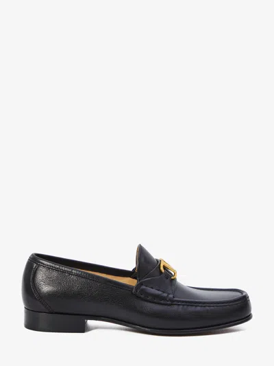 Valentino Garavani Vlogo Signature Loafers In Black