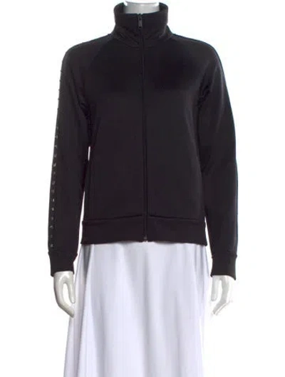Pre-owned Valentino Mock Neck Sweater In Blue