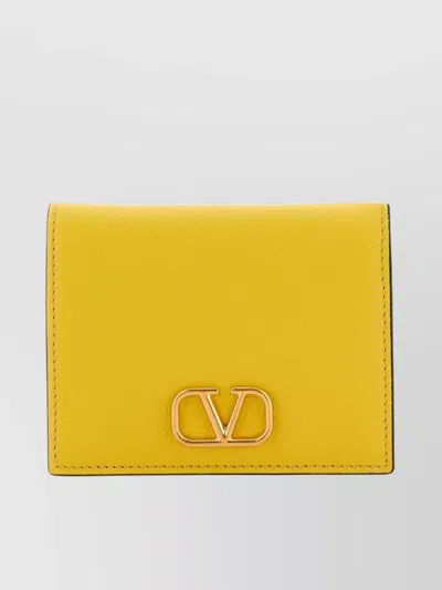 Valentino Garavani Modern Fold-over Leather Wallet Design